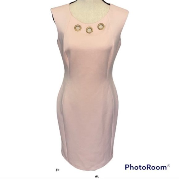 Calvin Klein Dresses & Skirts - Calvin Klein Blush Pink stretch Comfort Dress 10. Beautiful well made dress